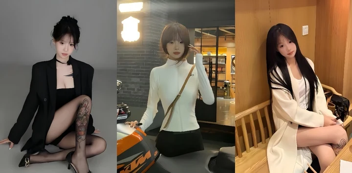 重庆女骑笨笨 陈思颖 再上热搜 摩博会借排气管剐蹭逃逸 私密视频被齐爆！