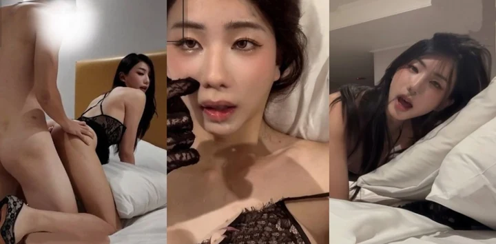 台湾极品TS伪娘 小弟妹 身着情趣黑丝服侍肉棒 后入打桩屁穴口爆浓精