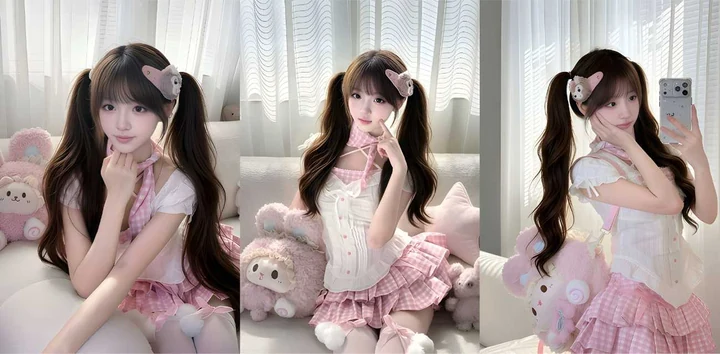 福利姬小恩反差女大白丝Lolita高抬腿假鸡巴插屁眼完美身材粉嫩诱惑太绝了